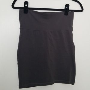Super Soft Gray Pencil Skirt